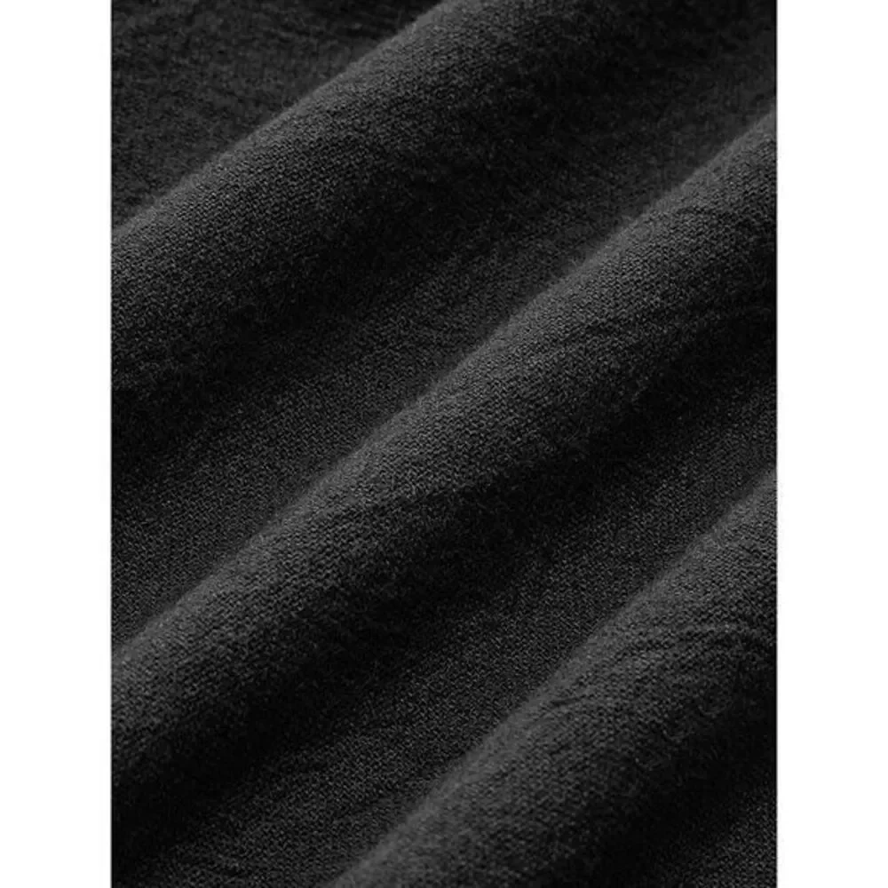 Commense‎ Chic Cotton Knotted Multi-Wear Black Top Bow Detail Small - Picture 13 of 13